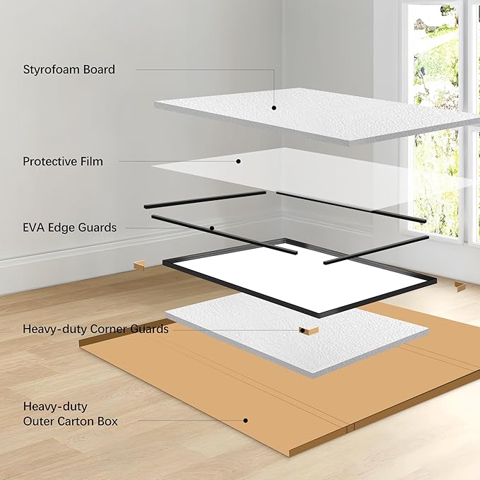 Black Bathroom Mirror, 24x48 Inch Rectangular Framed Mirror, Large Wall Mounted Bathroom Vanity Mirror Over Sink for Bedroom,Restroom, Living Room, Hangs Vertically or Horizontally