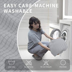 Easy-Going 4 Pieces Oversized Recliner Stretch Sofa Slipcover Sofa Cover Furniture Protector Couch Soft with Elastic Bottom Polyester Spandex Jacquard Fabric Small Checks Silver Gray,X-Large