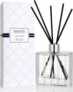 M&Sense Reed Diffuser Set - 7.04 oz Jasmine & Orange Flower Scented Diffusers for Home, Non-Toxic Oil Diffuser with Sticks, Fragrance Diffuser Gifts for Bedroom Bathroom Office