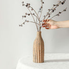 Natural Branch Design Ceramic Vase:Decorative Flower Vase for Modern Home Decor,Handmade Pottery Vase for Home Decor, Living Room,Kitchen,Office,Bedroom,CenterpieceTable Decorations-11inch Brown Color