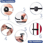 TOPFLAGS Garden Flag Stand with American Garden Flags Patriotic Stars and Eagle Yard Flag 12x18 Inch Holder Pole Stake Double Side for Outside with Clips and Stopper for Memorial Day 4 th of July