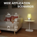 Set of 2 Small Silver Spherical Base Bedside Table Lamp with Textured Linen Shade (Bulb Included)