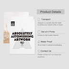 SIGNWIN Poster Bathroom Decor 11"x14"x 4, Wall Art Room Decor Multicolor for Living Room, Bedroom, Office White Pampas Grass Beach Ocean Shore Horizon Nature Wilderness Realism Landscape Colorful