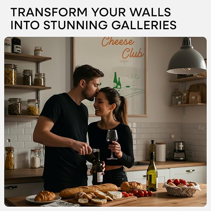 Homeforia 20x30 Picture Frame Wood, High End Natural Oak 20 x 30 Frame with Mat 16 by 24, 20x30 Light Wooden Poster Frames Matted to 16x24 Photo, 30by20 Large Frame, Tempered Glass, Wall Kit, Set of 1