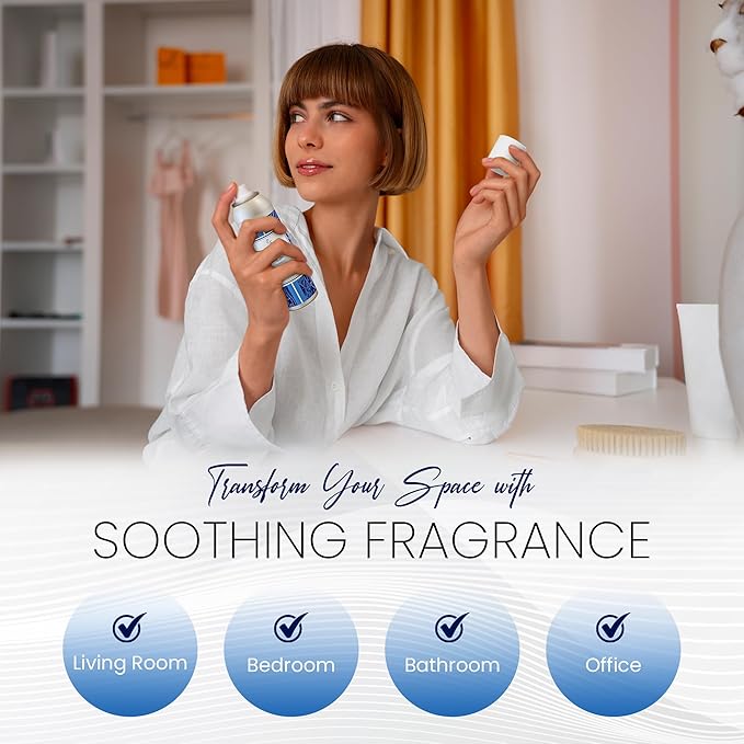 Expressive scent Air Freshener Spray - long lasting luxurious sea spray – Ideal for Bathroom, Kitchen, Office & Car – long lasting home fragrance 6 FL Oz