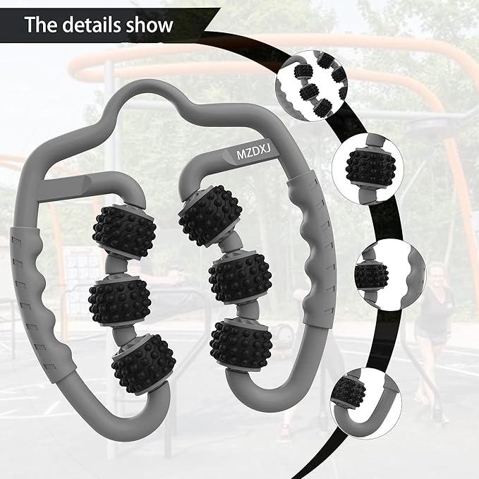 Cellulite Massage Tool Deep Fascia Massager & Dimpled Skin Remover for Legs - Anti-Cellulite Roller Tech with Lymphatic Drainage, Smooth Skin & Pain Relief for Thighs & Buttocks Sculpting