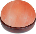 Himalayan Secrets® Salt Dome Lamp | for Warming Up Hands and Feet (9" Diameter)