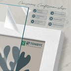 24x36 Poster Frame 3 Pack - White Woodgrain, Solid Wood Picture Frame, Wall Gallery Frame - Wall Hanging