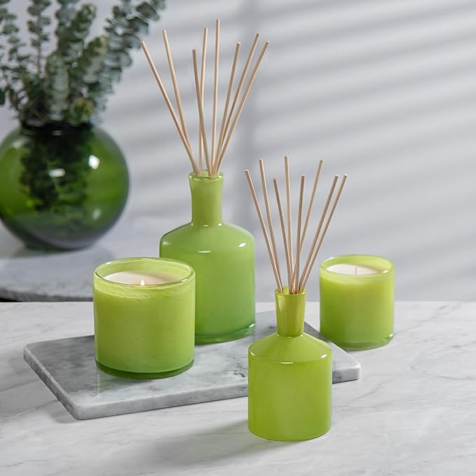 LAFCO New York Reed Diffuser Refill, Rosemary Eucalyptus - 8.4 oz - Up to 4-Month Fragrance Life - Includes Natural Wood Reeds - Free of Dyes & Propellants - Made in the USA