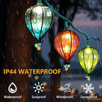 7 Pcs of 11FT Multicolor String Lights with 10 Bulbs, UL Listed Connectable Waterproof Decorative LED Lights Hanging for Backyard Patio, Indoor/Outdoor for Christmas Wedding Party Festival Lighting