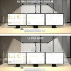 36W 3000LM Ultra Bright Architect Desk Lamp with Base, 47.4Inches Wide Tall Overhead Desk Light for Home Office, Dimmable Table Light with Remote for Desktop Working,Drafting,Reading