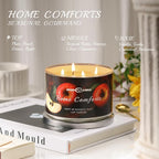 4-Wick Scented Candle - 18oz Soy Wax Blend Candle Over 50Hrs Long-Lasting Fragrance, Home Decor and Housewarming Gifts, Home Comforts