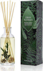 Urban Naturals Balsam Forest Reed Diffuser Oil Set - Real Juniper and Pine Cones – Fragrance Notes of Fraser Fir, Evergreen, Pine, Woodsy Cedar and Sandalwood – Vegan 3.75 Ounces – Made in The USA