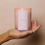 Rose & Sandalwood Scented Candle | Benevolence LA Sun-Kissed Collection | 11oz, 60-Hour Burn | Natural Soy Wax, Cotton Wick | Fall Scented Candles for Home, Elegant Gift – Beach Rose
