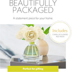 AGRARIA AirEssence Flower and Reed Diffuser Set, Handmade Sola Flower Botanical Home Fragrance Set, Scented Oil Reed Diffuser Gift for All Occasions