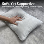 Suede Lumbar Support Pillow 1 Pack Uniquely Designed for Lower Back Support Neck Support Cushion Multi-Purpose Pillow Extra Soft