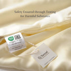 CUDDLE DREAMS Silk Filled Comforter for All Season, Detachable Tencel Duvet Cover for Easy Care, Naturally Breathable (Ivory, King)