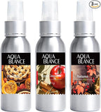 Fragrant Room Spray, Autumn, Apple Cinnamon, Pumpkin, 3 x 3.4 fl oz, Air Fresheners Odor Eliminator for Home, Bathroom, Concentrated Room Spray