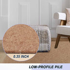 Custom Size Backed Non-Slip Area Rugs Runner, Easy Clean, Waterproof Runner Rugs for Hallway Entryway, Kitchen, Laundry, 3FT x 32FT, Beige