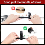 Solar Lights Outdoor Decoration, Waterproof Xmas Outdoor Lights Decor for Yard, Patio, Garden, and Front Porch, 80 LEDs Swing with The Wind (8 Pack, Warm White)