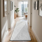 Soft Runner Rugs for Bedroom, White 2x6 Area Rugs Fluffy Rug Shaggy Area Rug Carpet, Bedside Rug for Living Room Bedroom Kids Room Home Decor