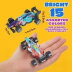 YCCHENG Pull Back Cars 15 Pack 1:43 Toy Model Set Small Race Cars for Toddlers Kids Ages 1 2 3 4 5 6 Year Old Boys and Girls Easter Basket Stuffers Preschool Birthday Party Favor