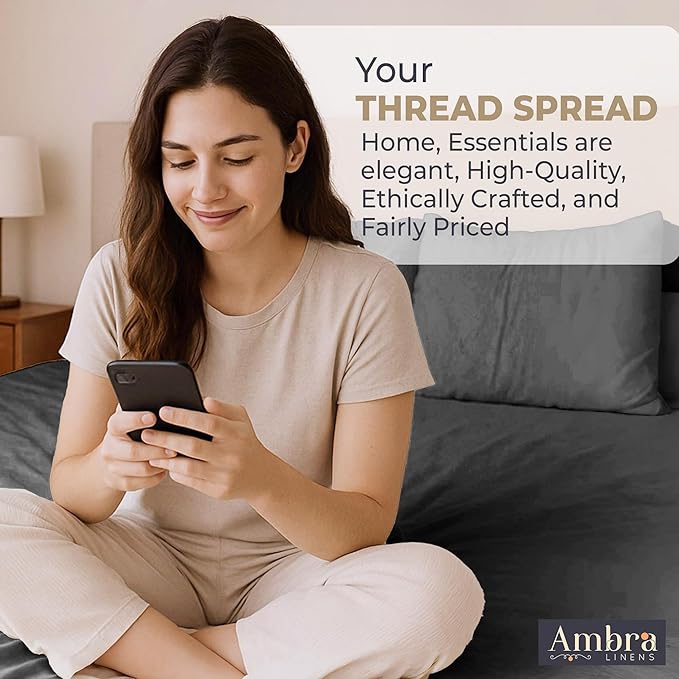 Ultra Soft Pillow Protectors 400TC Set of 2 Breathable Pillow Covers 100% Protection Against Stains, Dust & Dirt - Machine Washable