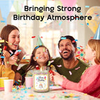 Birthday Candles - 9 oz Happy Birthday Candle with Vanilla Birthday Cake Scent, Gifts for Women & Men, Friendship Ideas