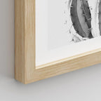 SIGNWIN Framed Black & White Saguaro Southwest Desert Tropical Cactus Wall Art, Set of 4 Floral Botanical Wall Decor Prints, Nature Wilderness Wall Décor for Living Room, Bedroom - 12"x16" Natural