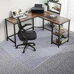 SALLOUS Chair Mat for Carpet, 36" x 48" Office Chair Mat for Carpeted Floors, Heavy Duty Vinyl Floor Mat with Grips, Floor Protector Computer Desk Mat for Home Office (Clear)