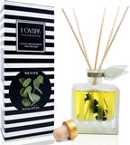 LOVSPA Reed Diffuser Set, Revive Eucalyptus Scented Oil Diffuser with Sticks, Home Fragrance Accessories for Bathroom Shelf Decor, Aroma Diffusers for Home or Office Desk, USA Made