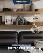 Hug Donut Decorative Vase Set - Dark Gray Modern Minimalism Industrial Style Vases Home Decor, Matte Ceramic Decorations for Living Room Shelf, Bookshelf Mantle Entryway Table or Console Décor(Gray)