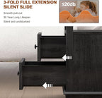 HIFYOBRO Narrow End Table with Flip Top Charging Station Set of 2, Side Table with 2 Drawers, Type-C & USB Port & Power outlets, Wooden Storage Cabinet for Living Room and Bedroom