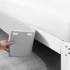 MABOZOO Bed Gap Filler Cushion, Long Thick Filler Bolster Pillow Stopper for Headboard Space Gap, Bed Mattress Extender Bed Wedge Pillow (Gray, 2X6X79inch)