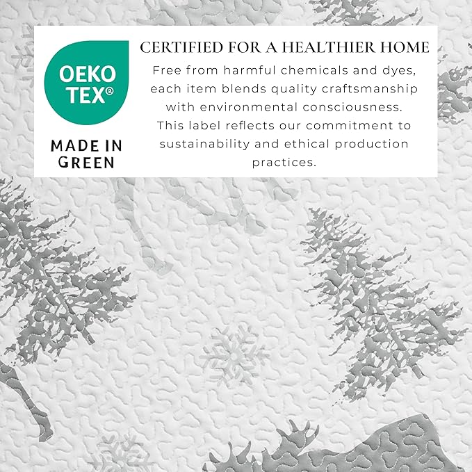 Lodge Bedspread Full/Queen Size Quilt with 2 Shams. Cabin 3-Piece Reversible All Season Quilt Set. Rustic Quilt Coverlet Bed Set. Wilderness Collection (Moose - Grey)