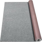 Marine Carpet,5 FT x 10 FT Smoke Gray Indoor Outdoor Carpet 0.2" Thick Boat Carpet with Water-Proof TPE Backing, Non-Slide Outdoor Marine Carpet Roll for Home, Patio, Porch, Deck