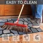 CHICHIC Welcome Door Mat 18X 30 Inch Front Doormat Outdoors for Home Entrance Outdoors Mat for Outside Entry Way Doormat Entry Rugs, Heavy Duty Non Slip Rubber Back Low Profile, Stone