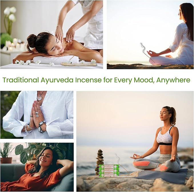 Satya Traditional Ayurveda Incense Sticks, Satya Bng (Bangalore) Insenses 15gmx3 Pack with Raajsee Incense Holder Bundle, Satya Nagchampa Natural Incense