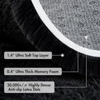 9x12 Ft Large Shag Black Rug for Living Room, Ultra Soft Fluffy Furry Area Rugs for Bedroom Indoor Floor, Aesthetic Carpet for Kids Home Decor