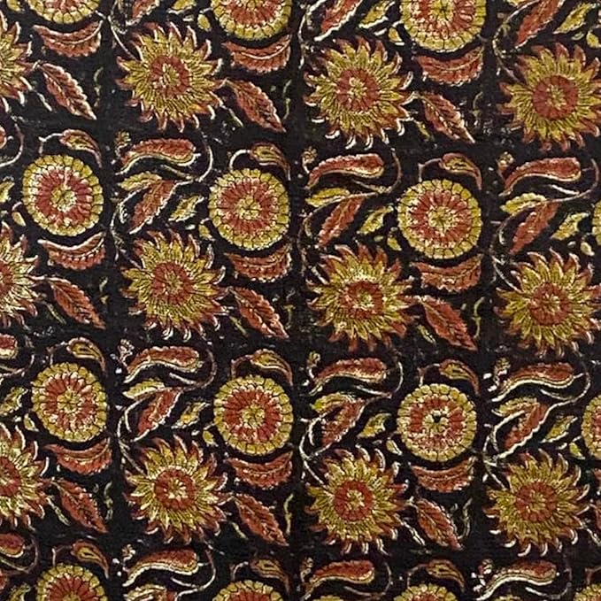 Bohemian Mud Cloth Handmade Throw with Tassels - 120x180 CM Handblock Printed Floral Cotton Blanket, Soft Handloom Sofa Throw for Living Room, Bed, Couch & Home Décor