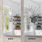 YIROMAN Bathroom Mirror 48"x24", Large Brushed Silver Bathroom Mirror for Over Sink with Aluminum Frame, Rectangular Vanity Mirror with Right Angle, Wall Mirror Hangs Horizontal or Vertical