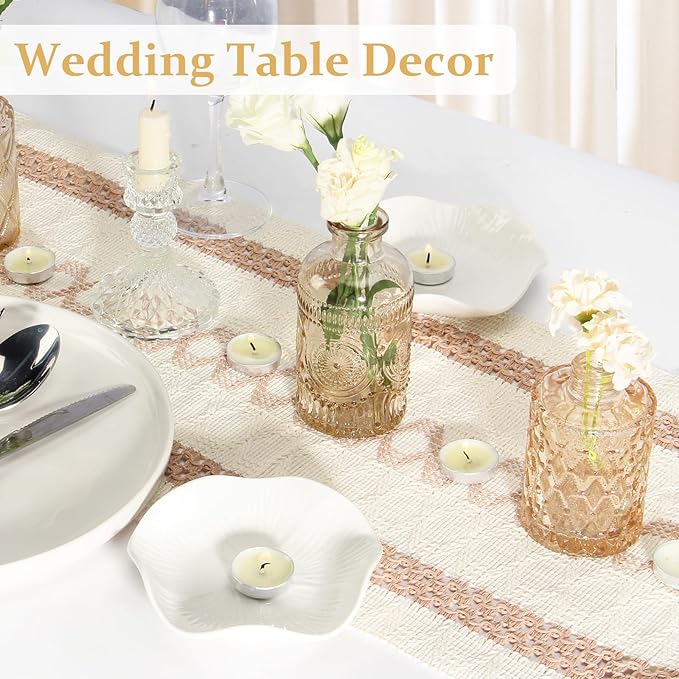 22 Pack Bud Vase in Bulk - BEAHOT Gold Flower Vases for Wedding Decorations, Glass Vase for Table Decorations, Small Vase for Home, Mother's Day, Centerpieces, Party, Office (Gold)