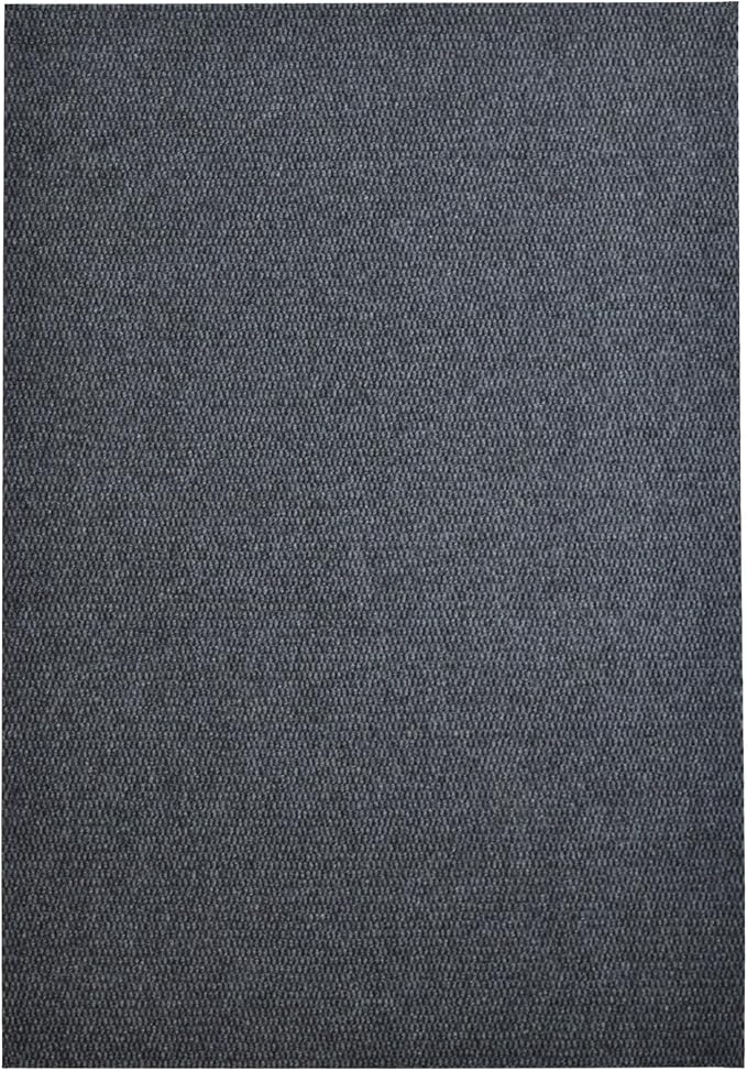 iCustomRug Entryway Door Mat – 3x4ft Charcoal, Indoor/Outdoor, Non-Slip Rubber Backing, Low-Profile All-Weather Carpet, Non-Shedding & Easy Care, Entryway Mat Ideal for High Traffic Areas
