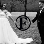 Block Initial Decor for Double Doors, Metal ACM Initial Sign for Home, Block Font Weatherproof Decor Single Letter Circle Monogram Wreath, Made In USA, 18 Inches Round