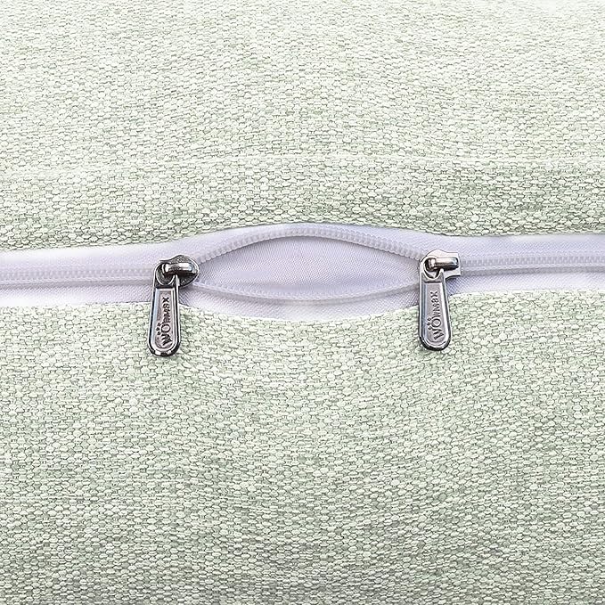 Daneey Multifunctional Headboard Pillow Full Heighten Headboard Wedge Pillow Bolster Pillow for Bed Reading Pillow Adult Back Pillow for Sitting in Bed Wedge Pillow Headboard with Washable Beige Cover