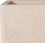 31 Inch Rectangular Concrete Planter,Durable All-Weather Use with Drainage Holes,Large Rectangular Planter for Outdoor Indoor Plants