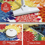 Area Rug 2x6 Washable Entry Rug Multicolored Tropical Botanical Modern Floral Indoor Kitchen Door Mat Entrance Carpet Non Slip for Bedroom Living Room, Porch