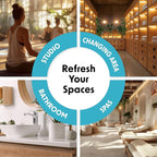 Wipex Odor Eliminator for Home - Eucalyptus & Mint Odor Absorber, 15 Oz Gel Jar, Long-Lasting Freshness, Ideal for Rooms, Offices, and Yoga Studios, Effective Odor Eliminator, 3Pk