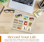 TWING 6 Pack 8 x 10 Acrylic Picture Frames, Magnetic Lucite Clear Picture Frame, 8 by 10 Magnetic Photo Frame Self Standing Double Sided, Gift