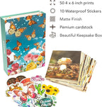 Artivo Wall Collage Kit Aesthetic Pictures, Cottagecore Wall Collage Kit, Bedroom Decor for Teen Girls, Nature Boho Collage Kit for Wall Aesthetic Posters, 50 Set 4x6 inch, Photo Collection